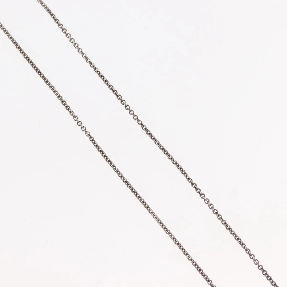 TIFFANY&Co. 1837 Concave Circle Necklace Ag925 Silver Auth SW1646 - Picture 6 of 14
